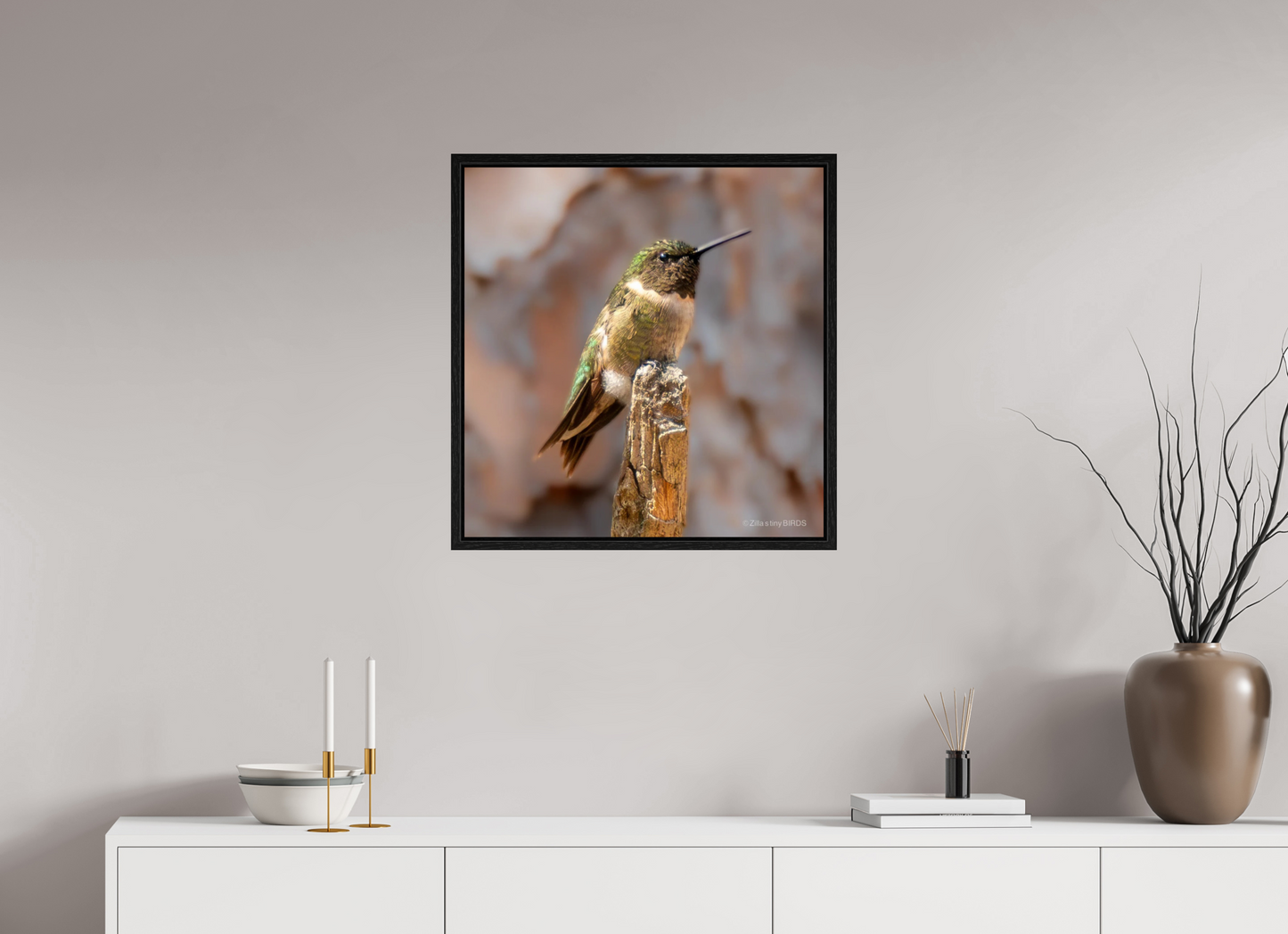 24 x 24.7″, Floater Frame Zillas Zoom Image 450