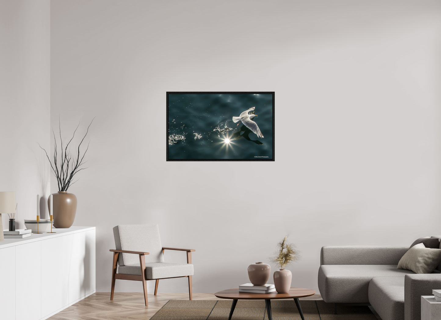 38.4 x 24″, Floater Frame Zillas Zoom Image 360