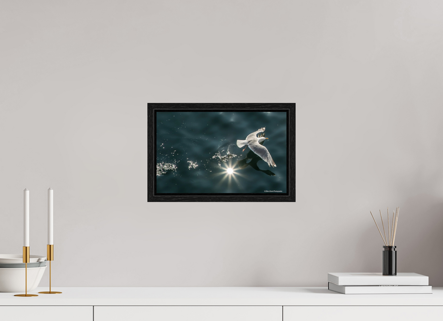 12.8 x 8″, Floater Frame Zillas Zoom Image 360
