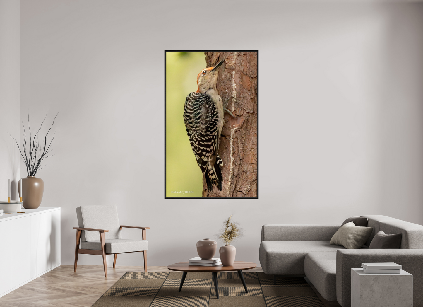 43 x 68.8″, Floater Frame Zillas Zoom Image 456