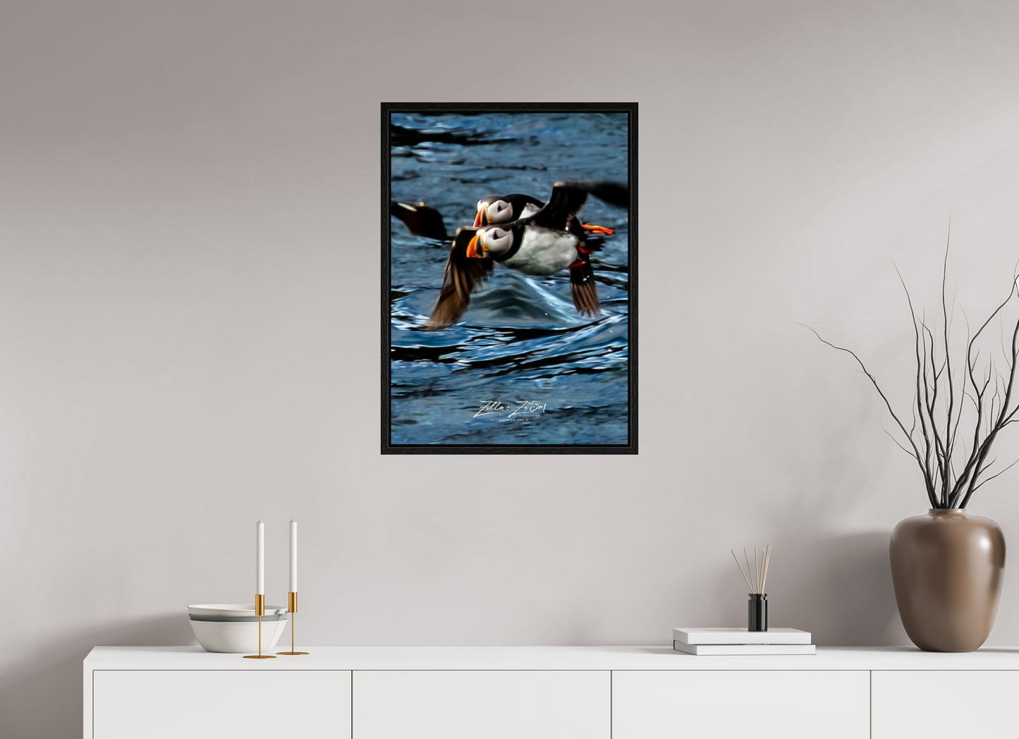 20 x 28″, Floater Frame Zillas Zoom Image 451