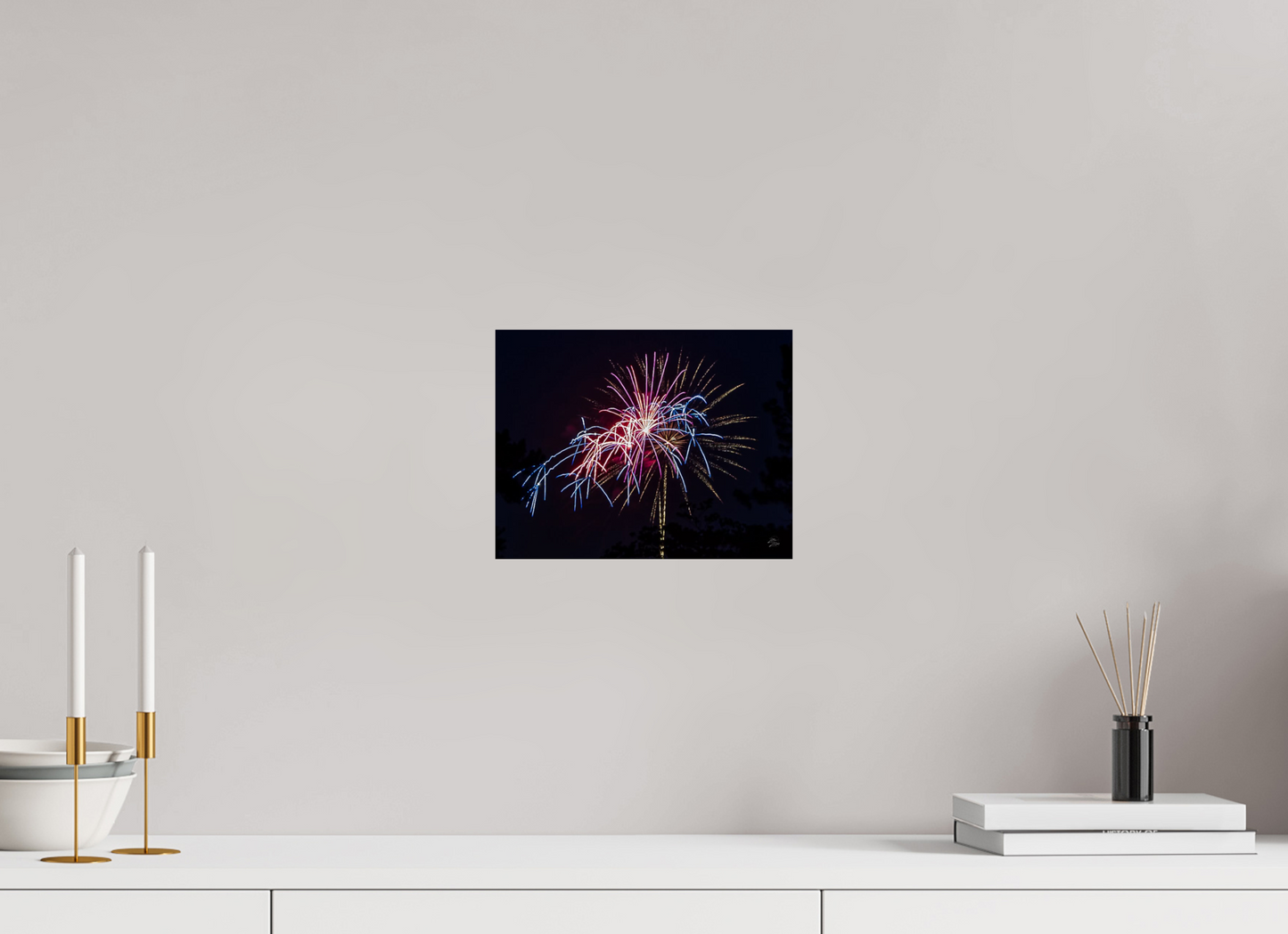10.4 x 8″, Photo Print On Fuji Crystal DP II Fireworks #1