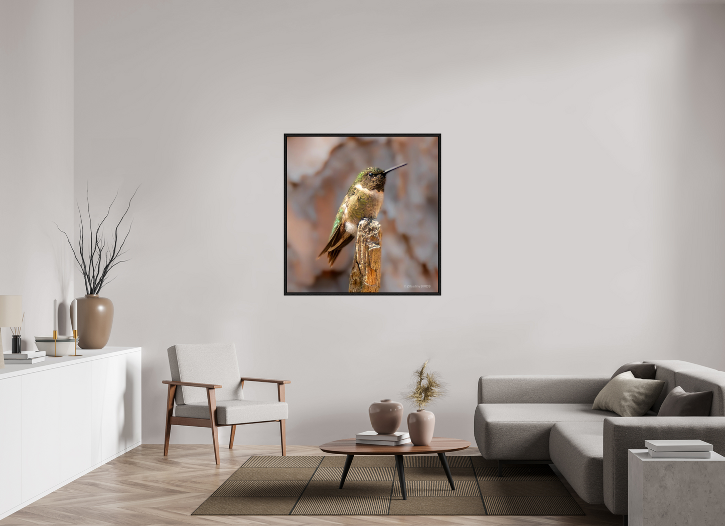 43 x 44.3″, Floater Frame Zillas Zoom Image 450