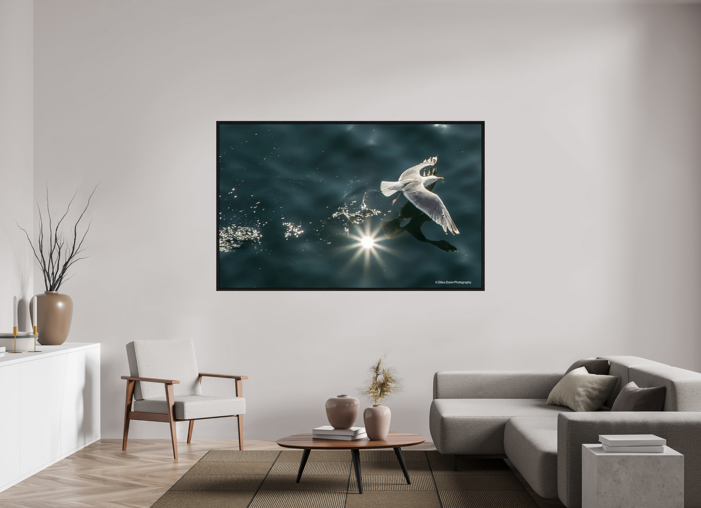 75.2 x 47″, Floater Frame Zillas Zoom Image 360